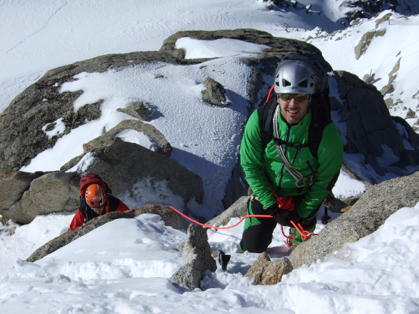 Automne Alpinisme Ici Sur L Ar Te Des Cosmiques Massif Du Mont