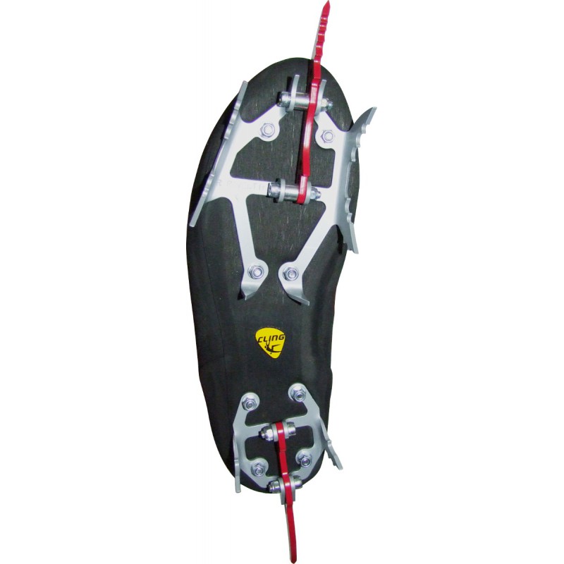 Chaussure de Dry-Tooling CAPOEIRA ICE rouge Triop avec crampons - Montania  Sport