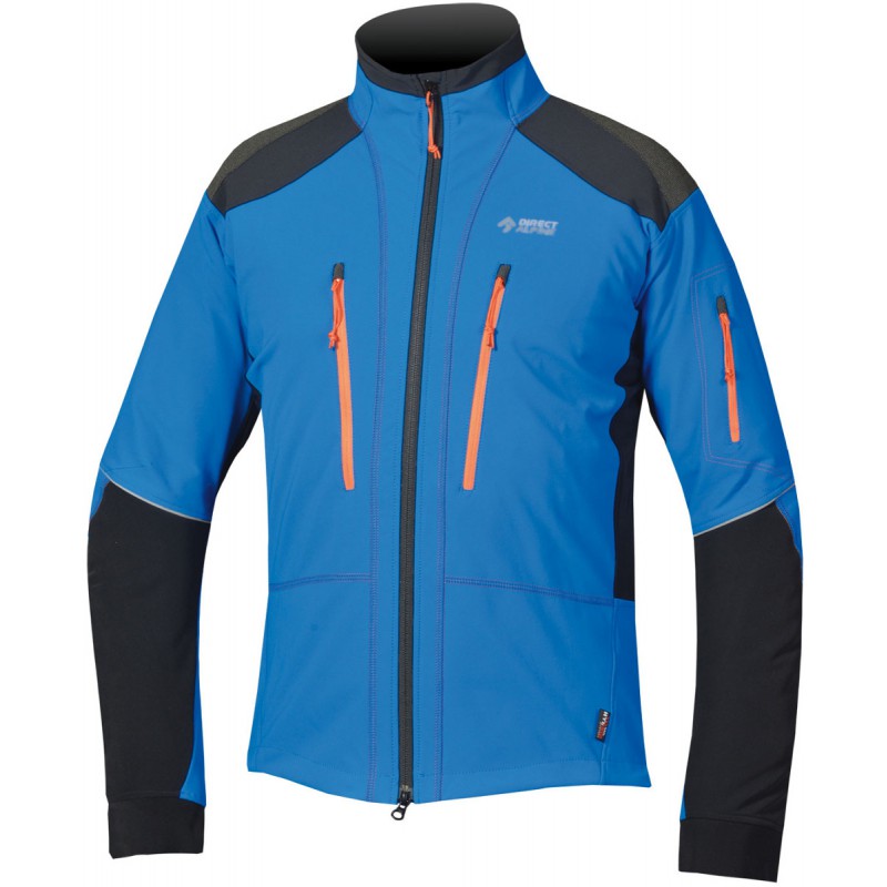 Veste softshell homme Summit 3.0 bleu-orange Directalpine ...