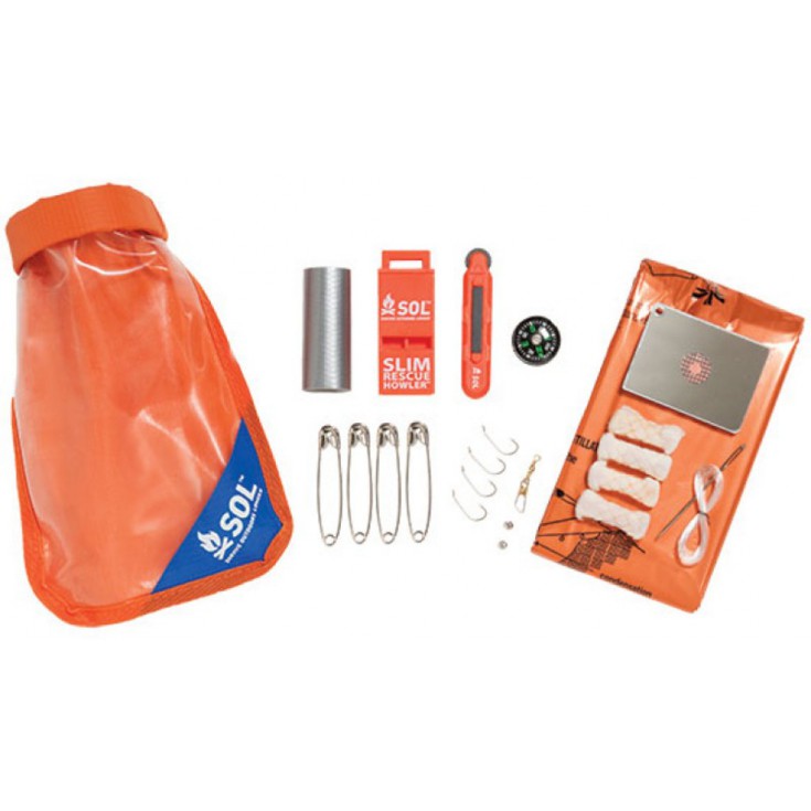 Trousse-Kit de survie SCOUT orange SOL - Montania Sport