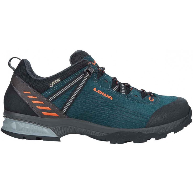 Chaussure de randonnée basse ARCO GTX LO Petrol-Orange ...