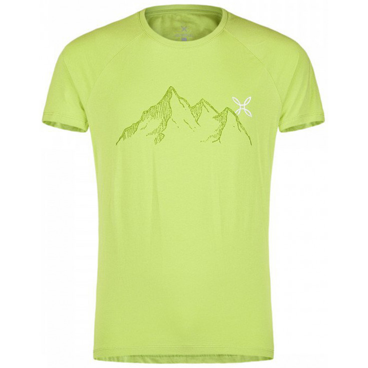 t shirt homme verte