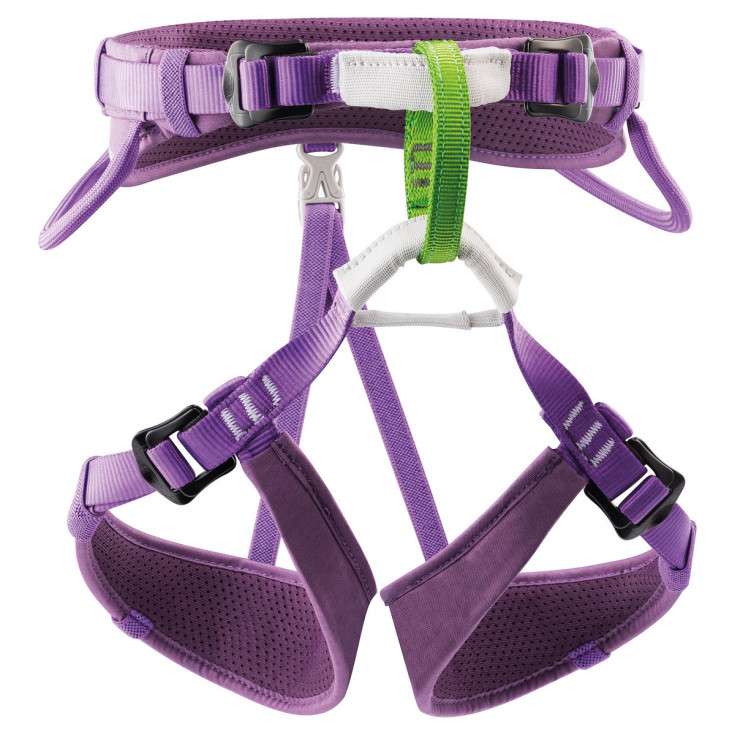 Baudrier escalade enfant MACCHU violet Petzl Montania Sport