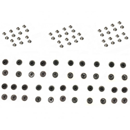 Rivets pour peaux de phoque ski de rando (1 mâle + 1 femelle)