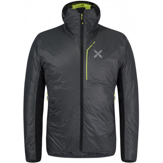 Doudoune à capuche EIGER JACKET gris-lime Montura