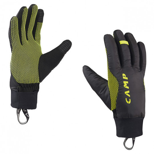 Gants Primaloft G-AIR noir-lime CAMP 2022