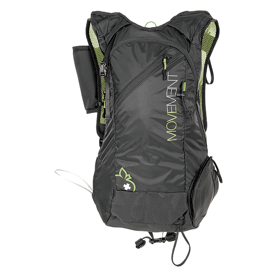 Sac à dos ski SKIALPI PACK PLUS HELMET 24 noir-vert Movement