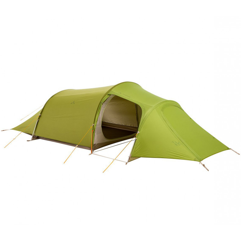 Tente de camping 3 personnes - portes zippées, poche rangement, sac  transport inclus - dim. 210L x 210l x 119H cm - fibre verre polyester tissu  Oxford gris vert