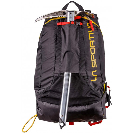 Sac à dos ski de rando SKIMO RACE 18 Backpack noir-jaune La Sportiva 2025