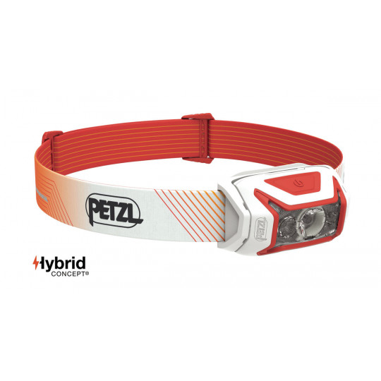 Lampe frontale rechargeable ACTIK CORE rouge 600 lumens Petzl 2023