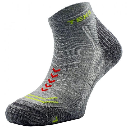 Chaussettes basses Laine Mérinos ecoRUN ENDURO 5502-silver Teko 