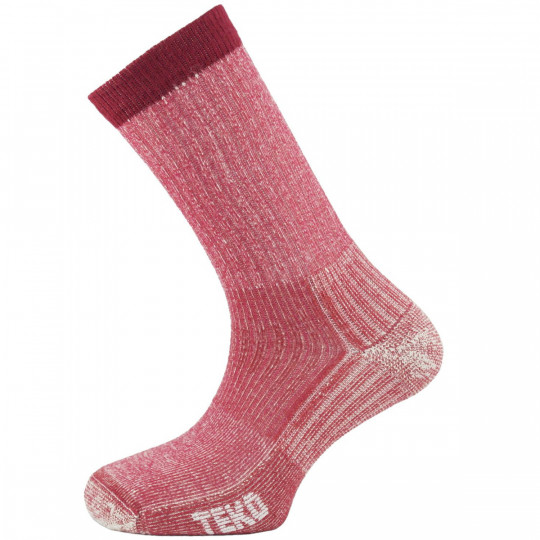 Chaussettes hautes Laine Mérinos ecoHIKE LIGHT 9903-cranberry Teko 