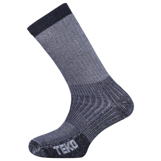 Chaussettes hautes Laine Mérinos ecoHIKING 9904-charcoal Teko 