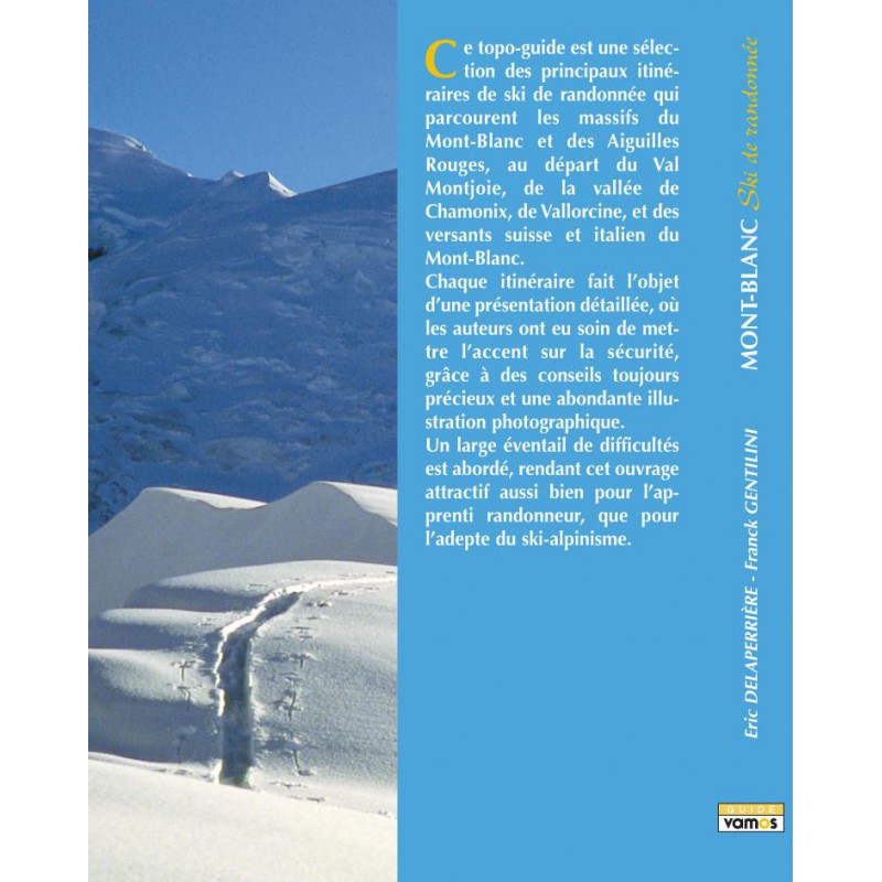  Livre  Mont Blanc Ski  de Randonn e Guide Vamos