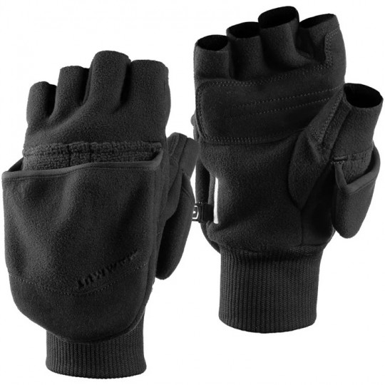 Gant convertible Windstopper SHELTER GLOVE noir Mammut