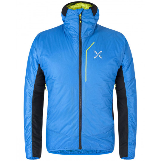 Doudoune à capuche EIGER JACKET bleu celeste-lime Montura