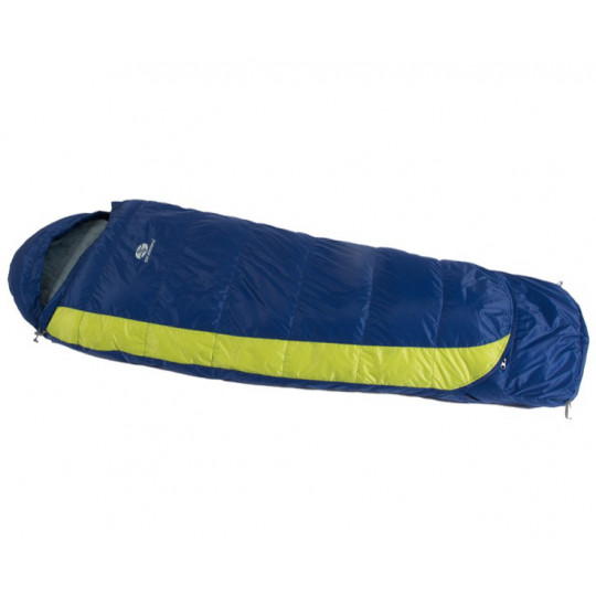 Sac de couchage enfant duvet plume KIKI DOWN 125-145cm +7°C/+3°C navy-lime SirJoseph 2024