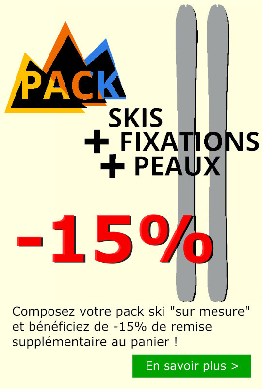 Pack ski de rando polyvalent MTN 84 PURE jaune Salomon 2024