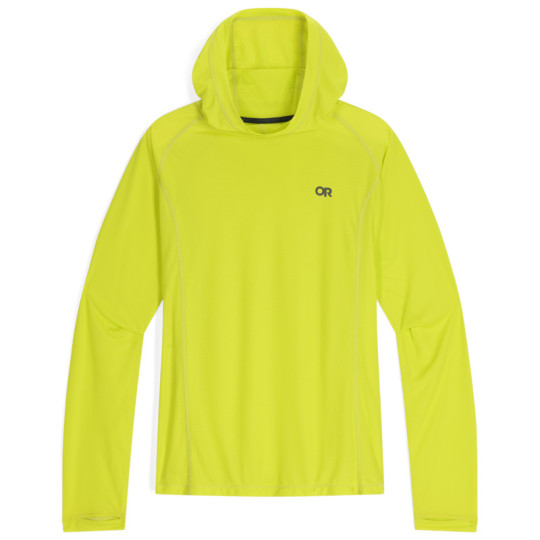 Tee-shirt manches longues à capuche ECHO HOODIE sulphur Outdoor Research