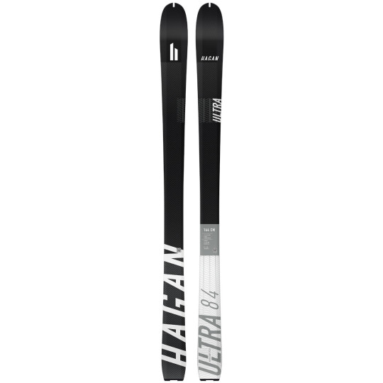 Ski de rando léger ULTRA 84 CARBON noir-blanc Hagan 2024