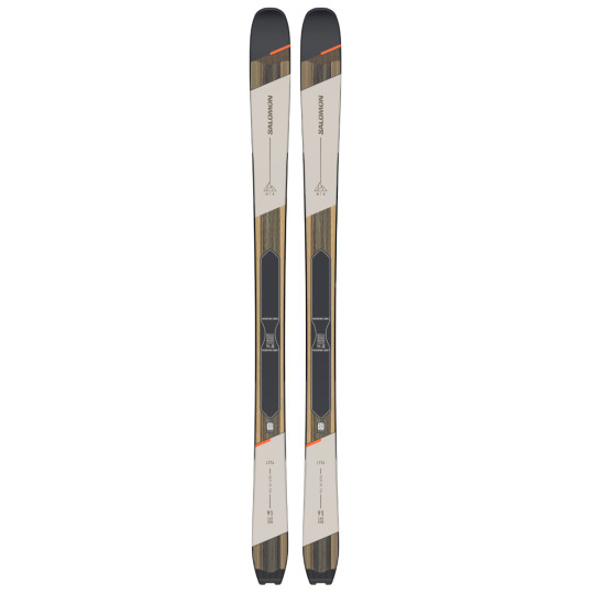 Ski de rando MTN 91 CARBON beige-orange Salomon 2025