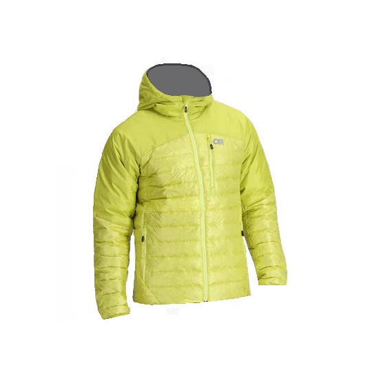 Doudoune à capuche homme HELIUM DOWN HOODIE sulphur Outdoor Research