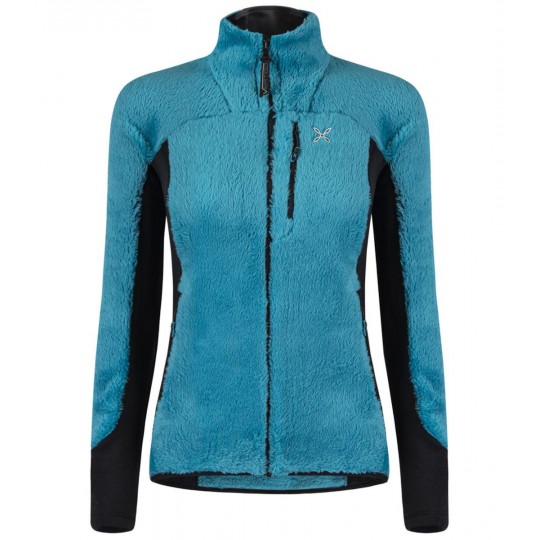 Polaire femme NORDIC FLEECE 2 JACKET WOMAN 22-bleu lagon Montura