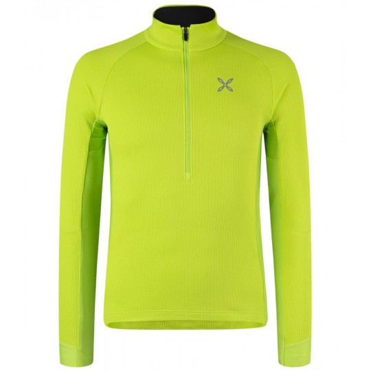 Micro-polaire 1/2 zip THERMIC 2 MAGLIA 47-lime green Montura