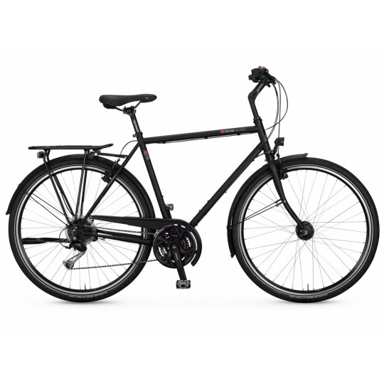 Vélo Trekking VSF T-100 V-Brake - Shimano Alivio 27-speed noir FAHRRADmanufactur 2024