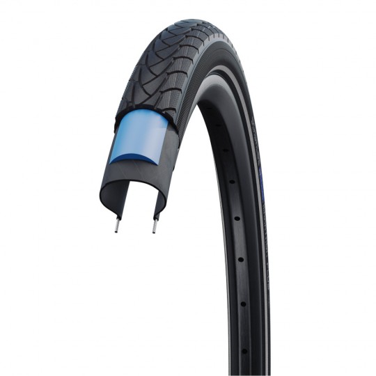 Pneu vélo 700x25 (25-622) MARATHON PLUS HS440 REFLEX noir SCHWALBE