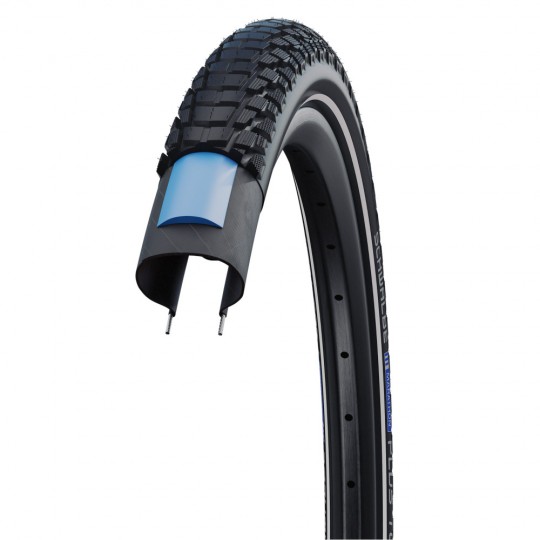 Pneu vélo 700x35C (37-622) MARATHON PLUS TOUR HS404 REFLEX E50 noir SCHWALBE