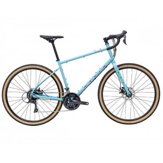 Vélo Trekking FOUR CORNERS 650B bleu-turquoise MARIN BIKES 2024