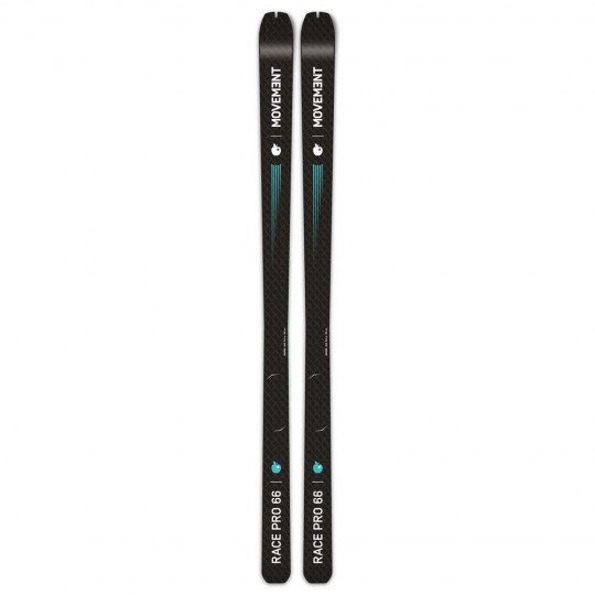 Ski de rando compétition femme RACE PRO 66 WOMEN noir-turquoise Movement