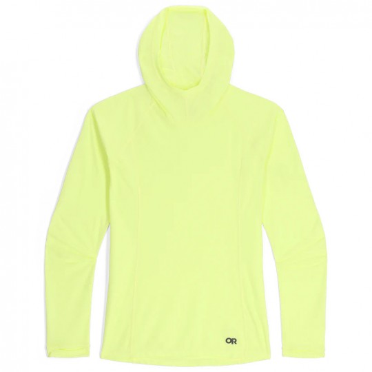 Tee-shirt manches longues à capuche femme été ECHO HOODIE WOMAN limonata Outdoor Research