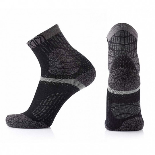 Chaussettes Trail Running TRAIL PROTECT SOCKS noir-gris Sidas 2024