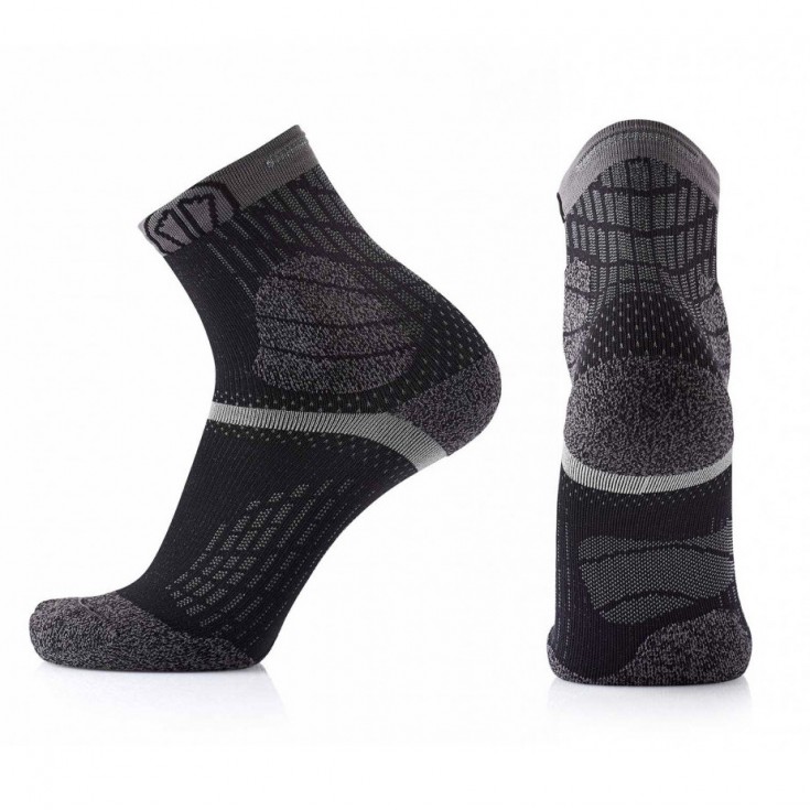 Chaussettes Trail Running homme TRAIL PROTECT SOCKS noir gris Sidas 2024