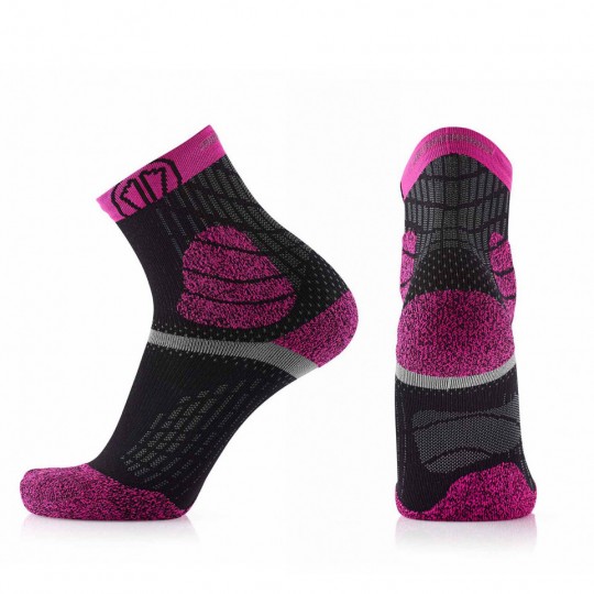 Chaussettes Trail Running TRAIL PROTECT SOCKS noir-rose Sidas 2024