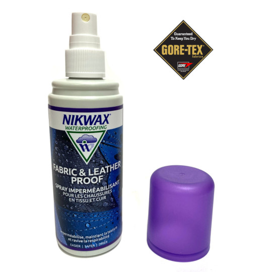 Spray imperméabilisant pour chaussures mixtes Tissu et Cuir Gore-Tex Nikwax
