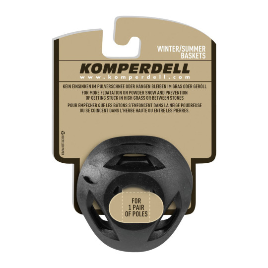 Rondelles bâtons LARGE UL VARIO Hiver 90mm Komperdell (la paire)