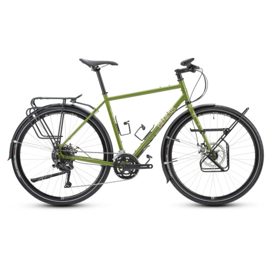 Vélo VTC Tour de Fer 10 vert GENESIS Bikes 2025