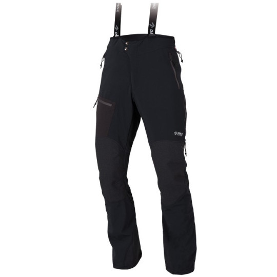 Pantalon softshell homme avec zip et guêtres COULOIR PLUS noir Directalpine F25