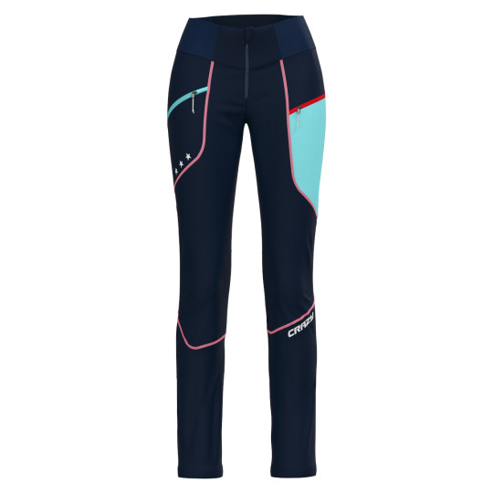 Pantalon ski de rando femme IONIC PANT chewing-gum CRAZY IDEA 2025