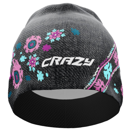 Bonnet femme ski de rando-trail CAP SPIRE THERMO mandala CRAZY IDEA 2025