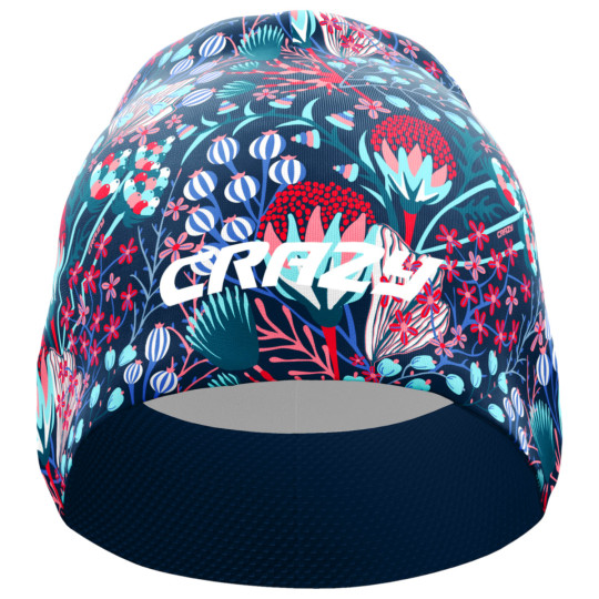 Bonnet femme ski de rando-trail CAP SPIRE THERMO leila-blue CRAZY IDEA 2025