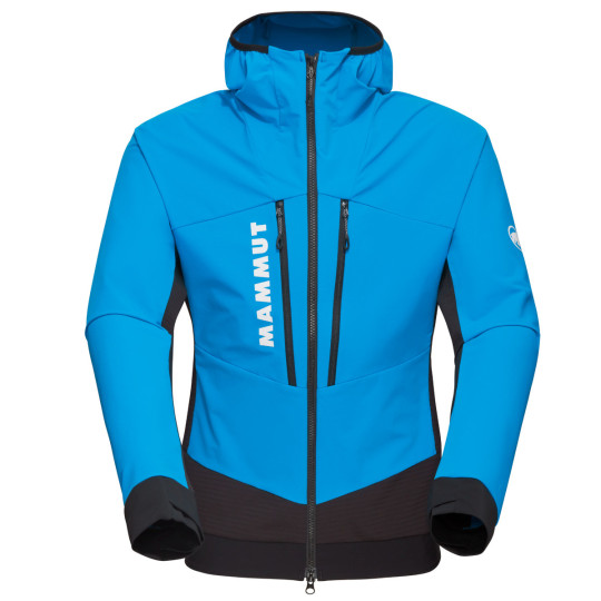 Veste Softshell à capuche homme AENERGY HYBRID Hooded Jacket glacier-blue Mammut 2025