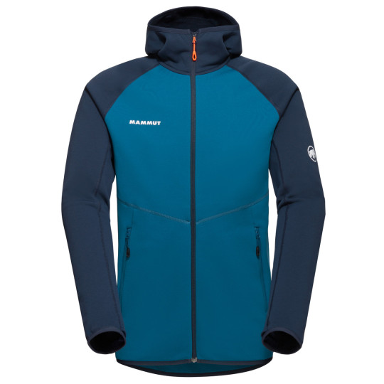 Polaire à capuche homme ACONCAGUA ML HOODED deep-ice marine Mammut 2025