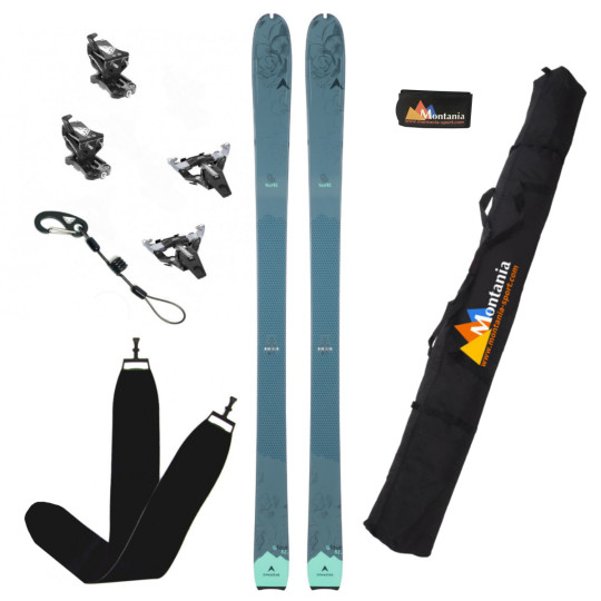 Pack ski de rando femme E-VERTICAL 82 lagoon Dynastar