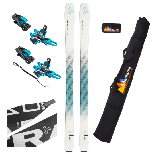 Pack ski de rando femme GAVIA 88 blanc-bleu Skitrab 2024