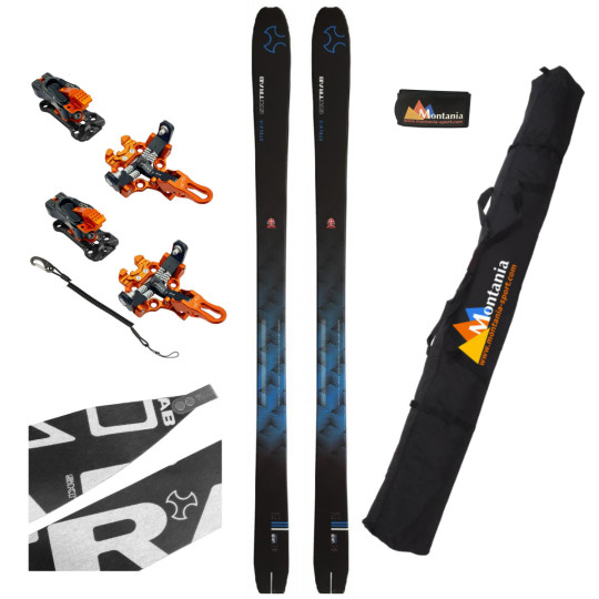 Pack ski de rando STELVIO 85 noir-bleu Skitrab 2024