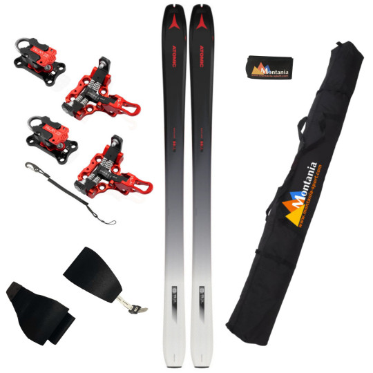 Pack ski de rando léger Backland 86 UL noir-blanc Atomic 2025